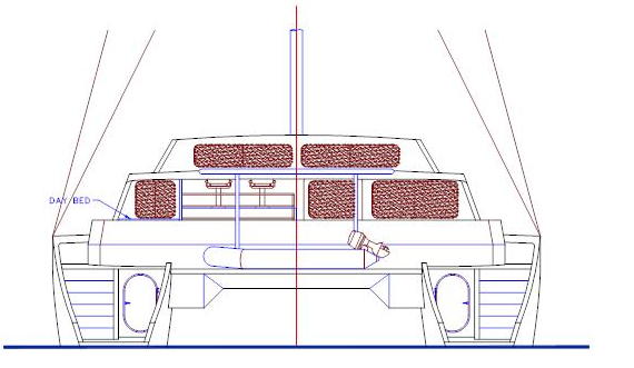 Bloomfield 75' Sail Aft