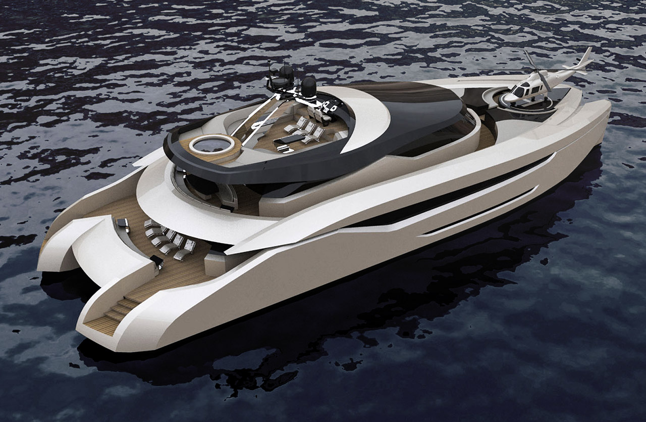 DesignIndustria 130' Power Catamaran