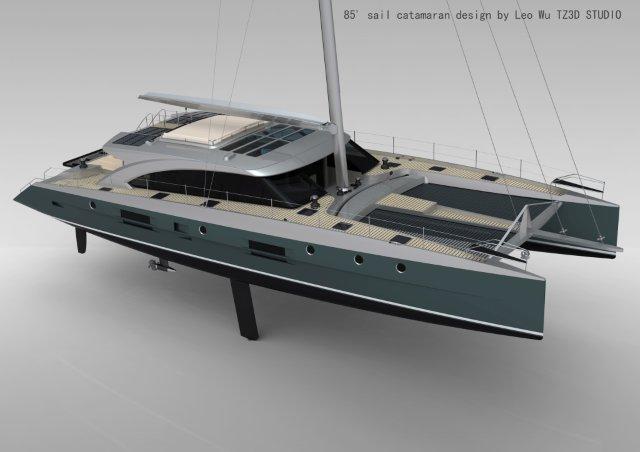 TZ3D 85' Sail Catamaran