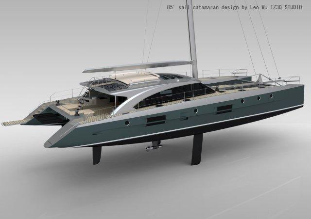 TZ3D 85' Sail Catamaran