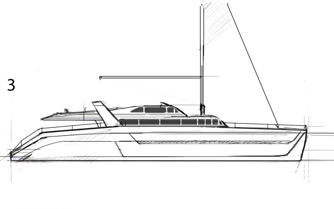 Pedigree Catamarans- 120′ Motorsailer Catamaran